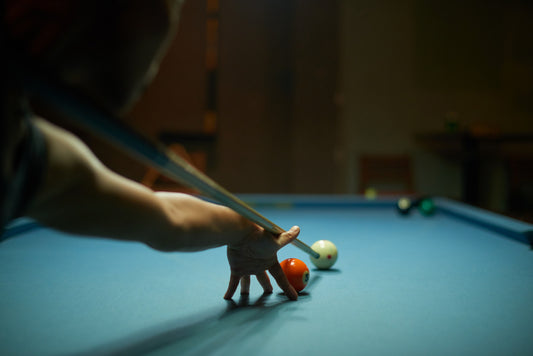 chic dining pool table