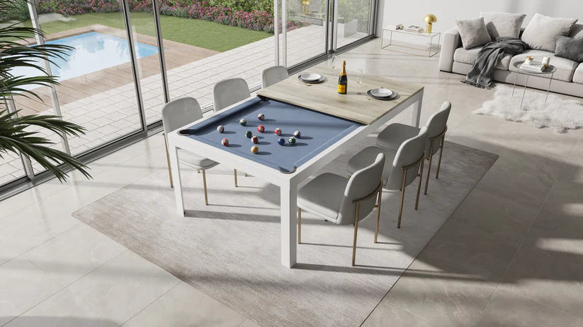 The Benefits of a Pool Table That Transforms into a Dining Table